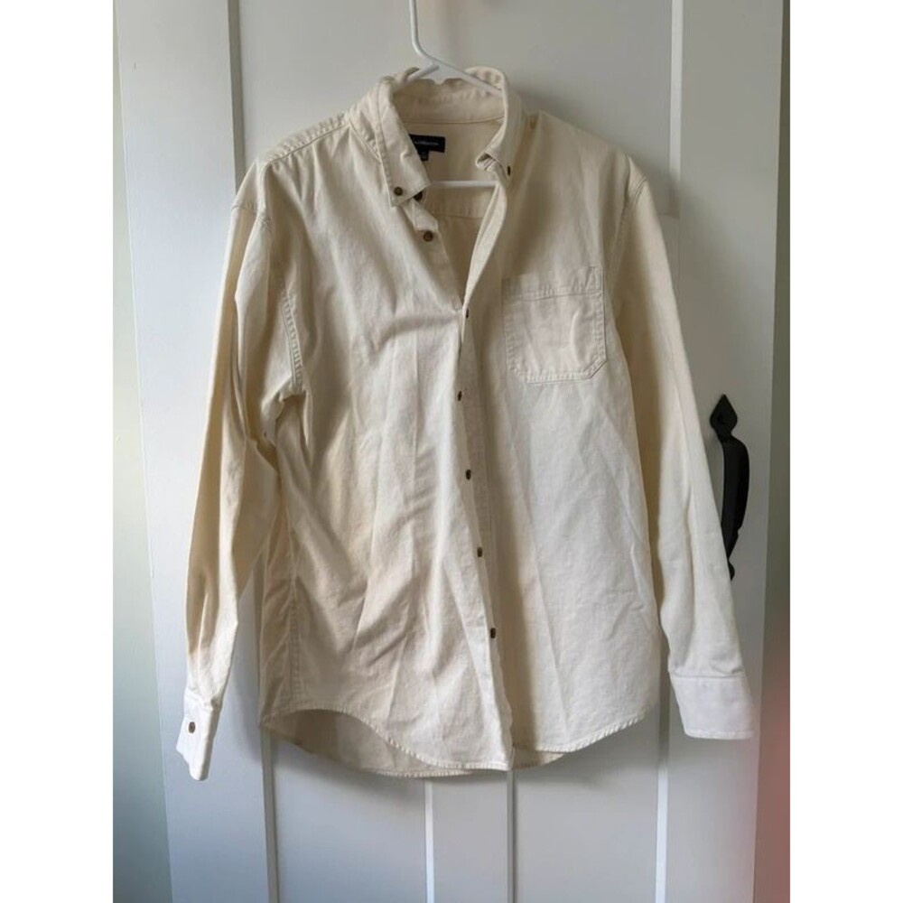 100% Cotton Cream Button Down